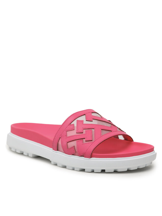 Tommy Hilfiger Ciabatte Tommy Hilfiger Th Elevated Flat Sandal FW0FW07407 Rosa