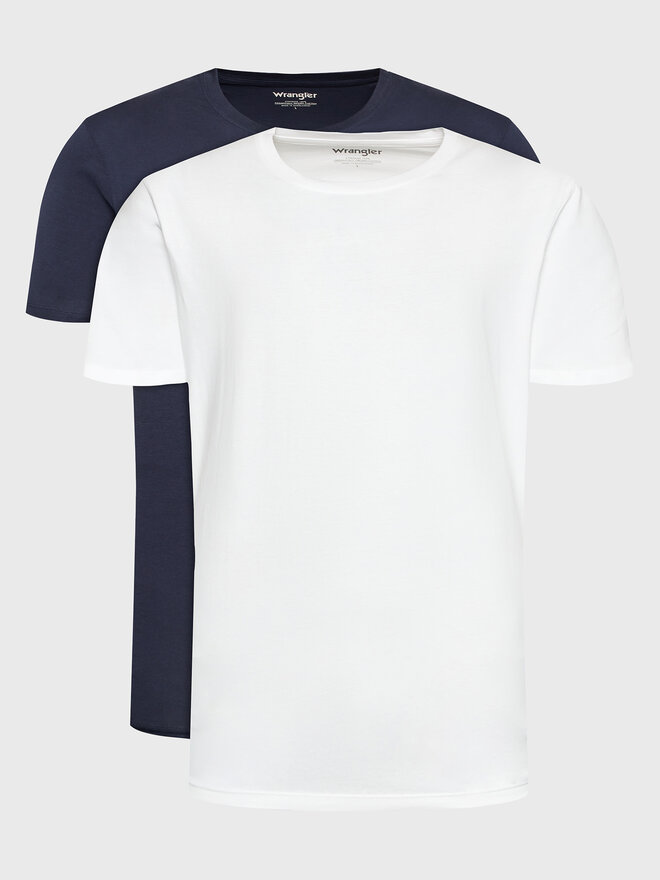 Wrangler Wrangler Pack de 2 camisetas W7G9DH114 112321453 De color Regular Fit