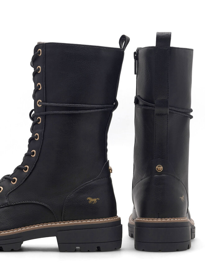Mustang Stiefeletten Mustang 1437-503 Schwarz