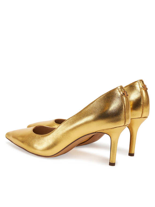 LAUREN RALPH LAUREN Szpilki LAUREN RALPH LAUREN Lanette 802978205001 Złoty