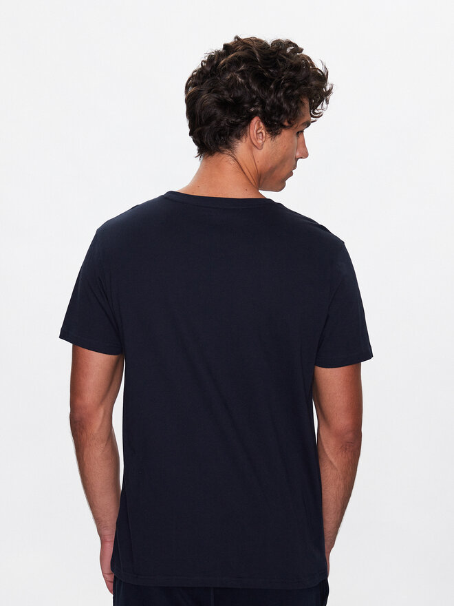 Tommy Hilfiger Tommy Hilfiger Majica UM0UM02916 Mornarsko modra Regular Fit