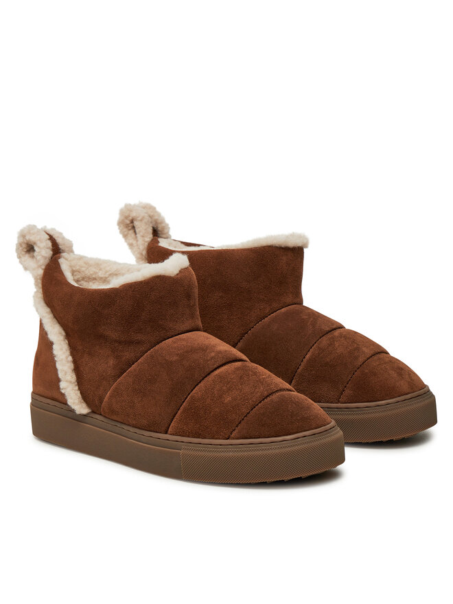 Inuikii Śniegowce Inuikii Shearling Slipin 75202-010 Brązowy