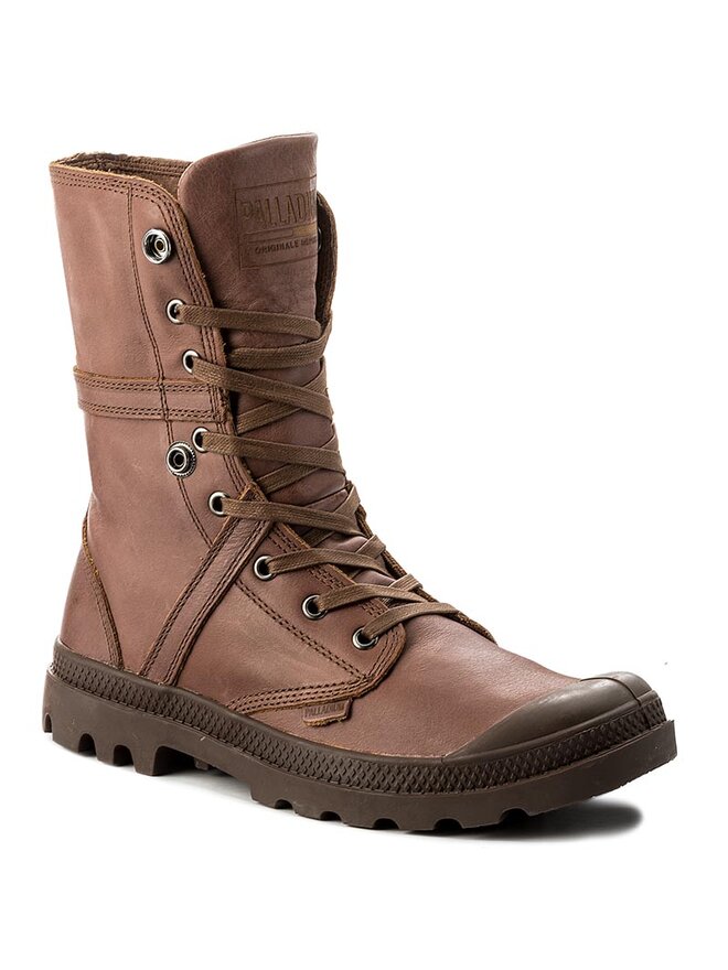 Bottes de randonnee Palladium Pallabrouse Baggy L2 73080 734 M Marron chaussures