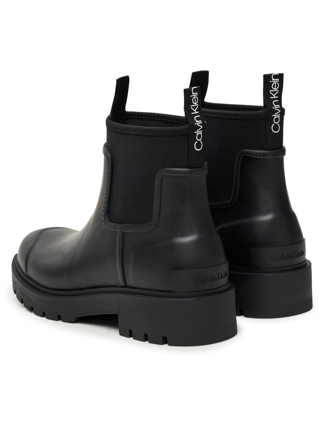 Calvin Klein Jeans Botas de agua Calvin Klein Jeans Combat Rain Boot YM0YM01376 Negro