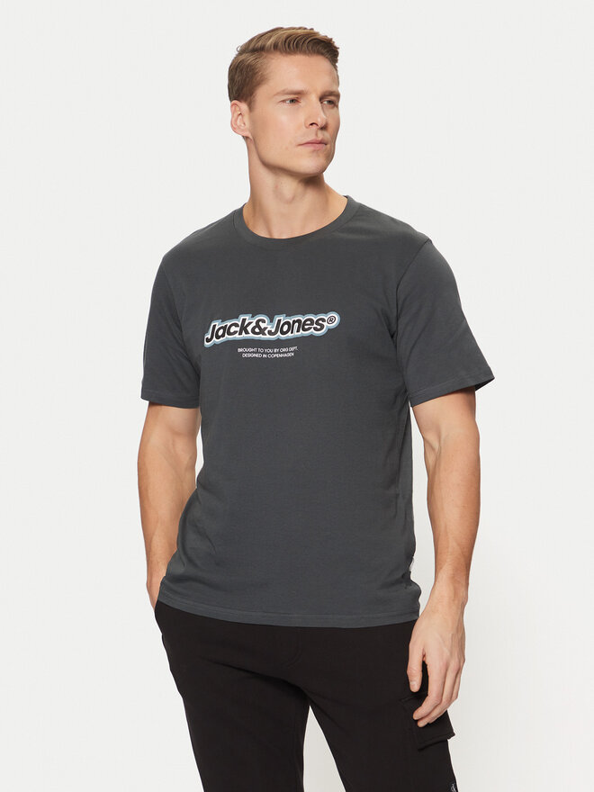 Jack&Jones Jack&Jones T-Shirt Vesterbro 12265740 Grau Relaxed Fit