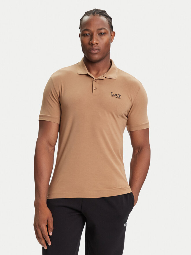 EA7 Emporio Armani EA7 Emporio Armani Polo 8NPF14 PJVQZ U6171 Beis Regular Fit