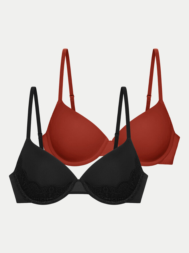 Dorina Dorina Set od 2 grudnjaka sa žicom Lorena FXTT0001LA087 Šarena