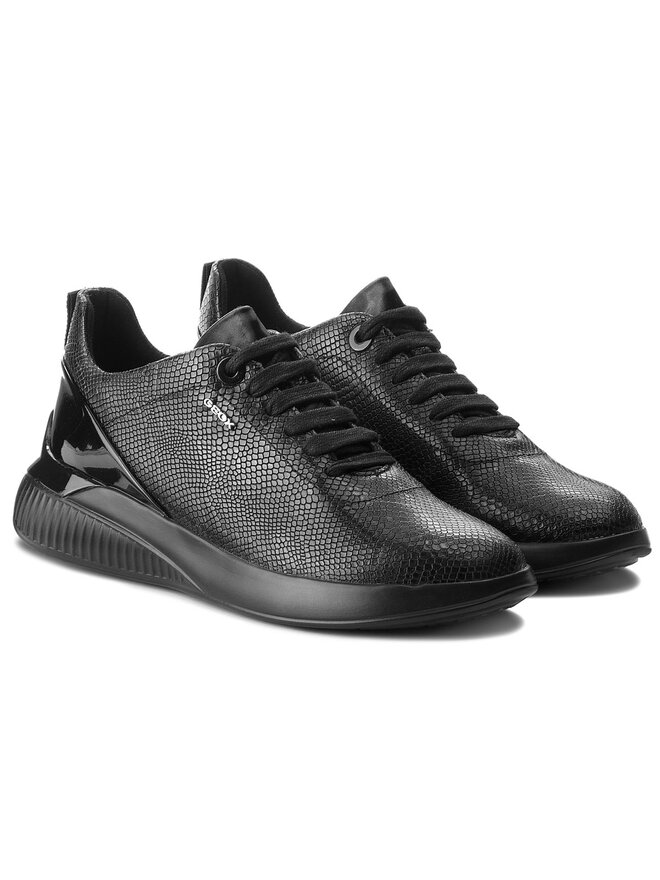 Sneakers Geox D Theragon C D828SC 09DHH C9999 Schwarz eschuhe