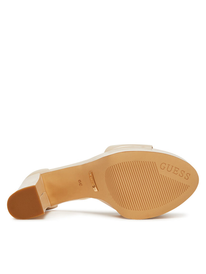 Guess Sandale Guess FLJSET LEA03 Écru