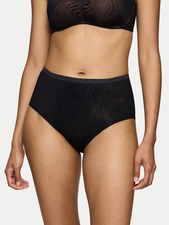 Triumph Triumph Klasszikus magas derekú alsó Shape Smart Ellipse 10222289 Fekete