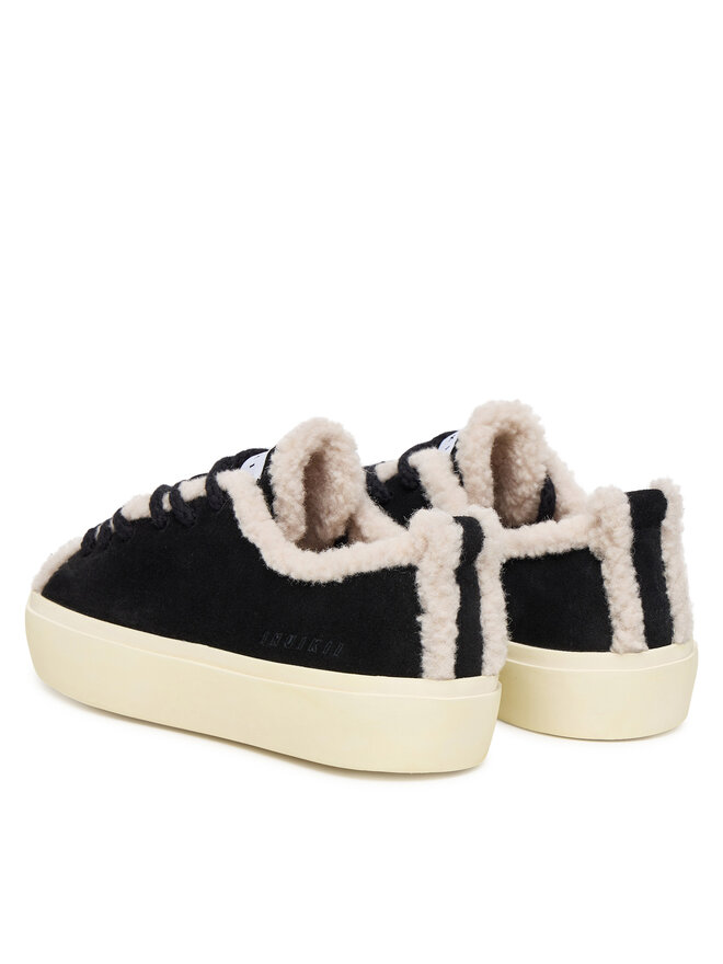 Inuikii Snīkeri Inuikii Shearling Low 1001.001.0242 Melns