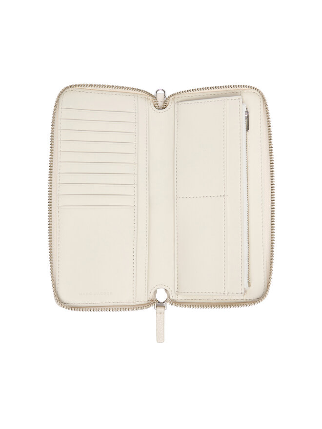 Marc Jacobs Geldbörse Marc Jacobs The Leather Continental 2P4SMP015S02 Écru