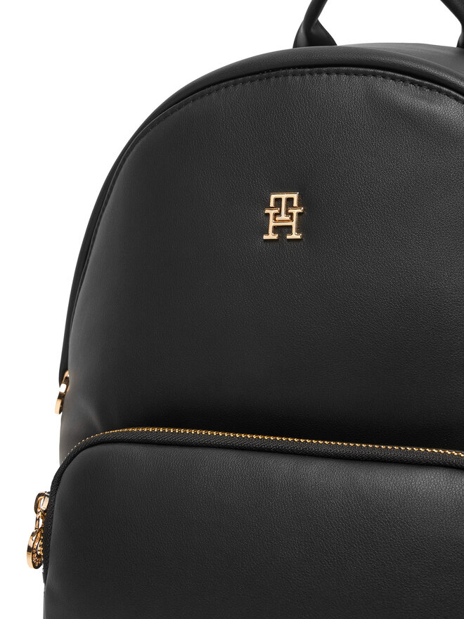 Tommy Hilfiger Rucksack Tommy Hilfiger Popette Soft Dome AW0AW17652 Schwarz