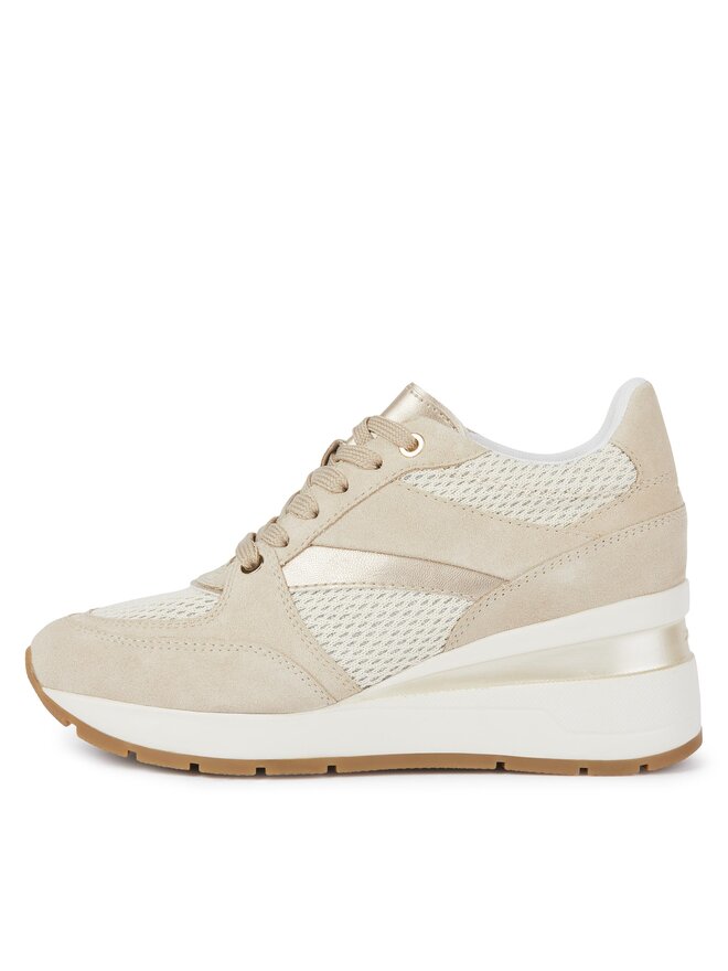 Geox Sneakersy Geox D Zosma D368LA 0AS22 C5AH6 Beżowy