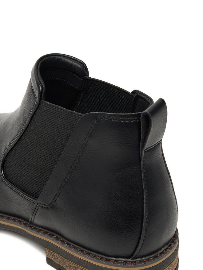Lanetti Klassische Stiefeletten Lanetti CEO-1897 124AM Schwarz