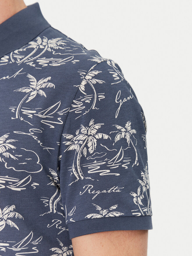 Gant Gant Pólóing 2014058 Sötétkék Regular Fit