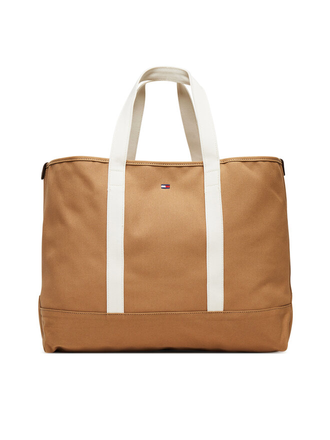 Tommy Hilfiger Ročna torba Tommy Hilfiger Th Summer Tote AM0AM13557 Rjava