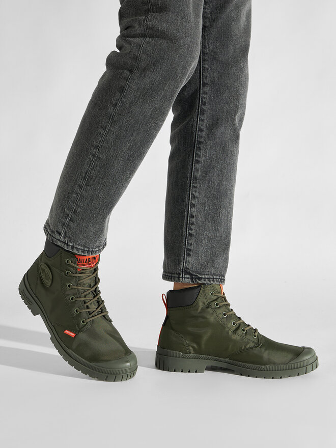 Palladium Trapper stila apavi Palladium Pampa Sp20 Cuff Wp+ 76835-325-M Haki