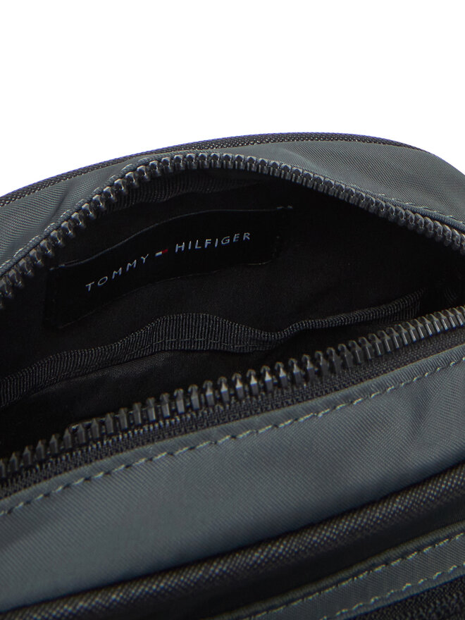 Tommy Hilfiger Umhängetasche Tommy Hilfiger Th Repreve Mini Reporter AM0AM13465 Grau