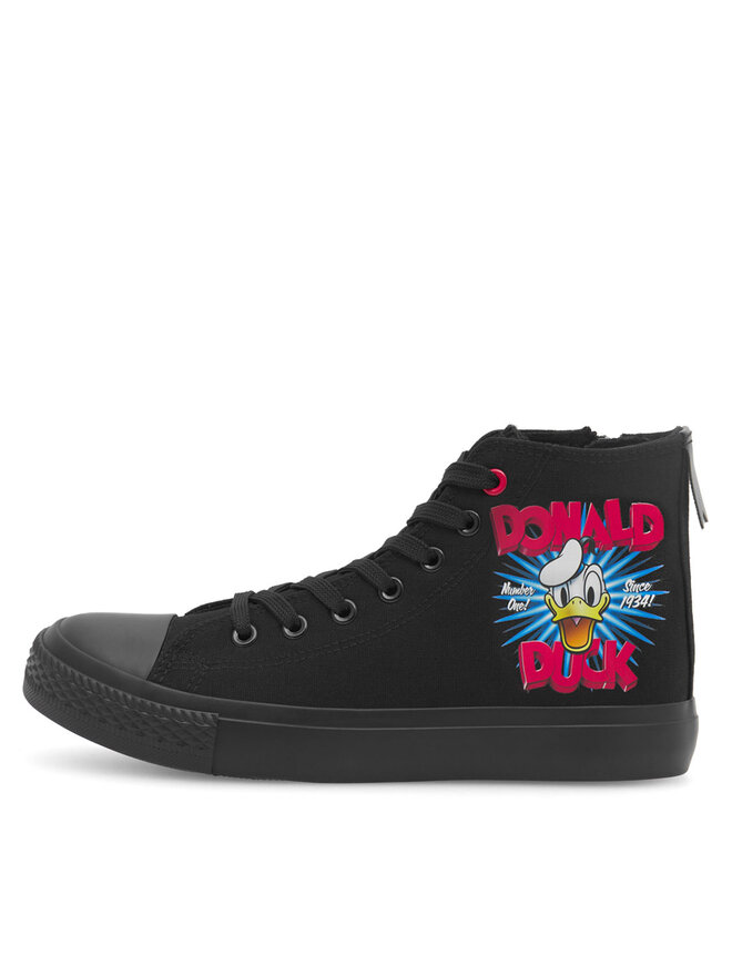 Donald Duck Sneakers aus Stoff Donald Duck CS-SS24-344DDON Schwarz
