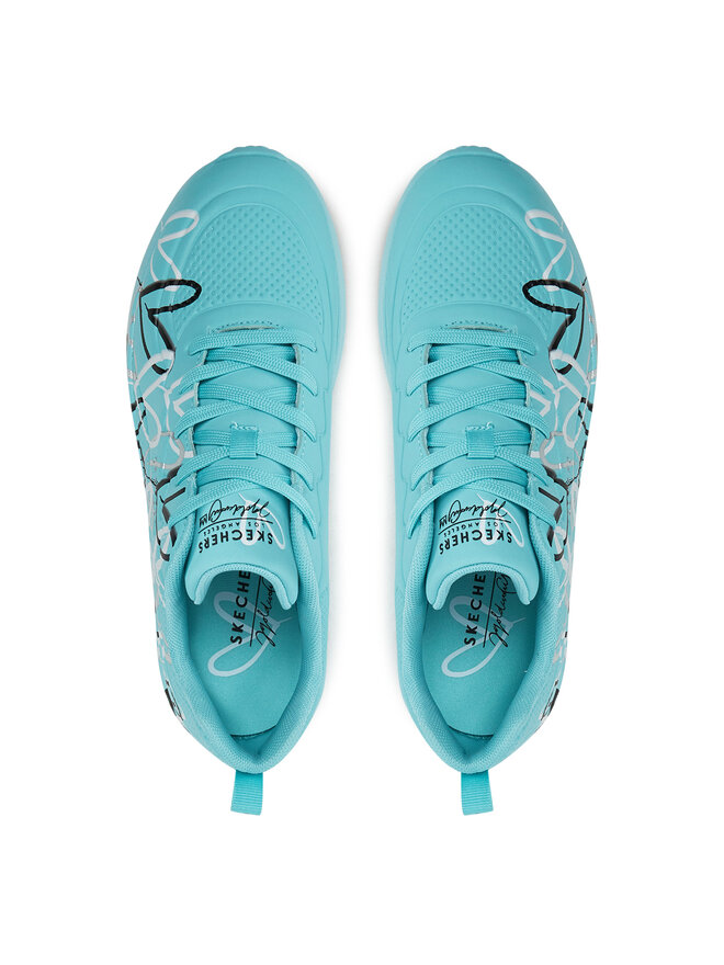 Skechers Αθλητικά Skechers Uno Lite - Heart of Hearts 177977/TURQ Τυρκουάζ