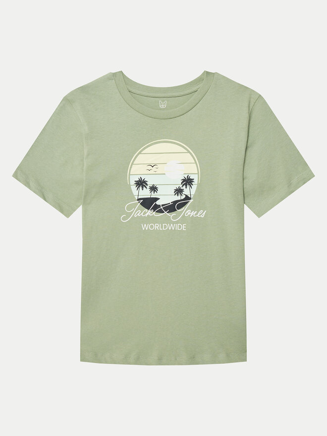 Jack&Jones Junior Jack&Jones Junior T-Shirt Palm 12269922 Πράσινο Regular Fit