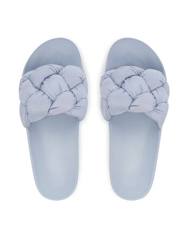 Tommy Jeans Pantoletten Tommy Jeans Tjw Braided Slides EN0EN02975 Himmelblau