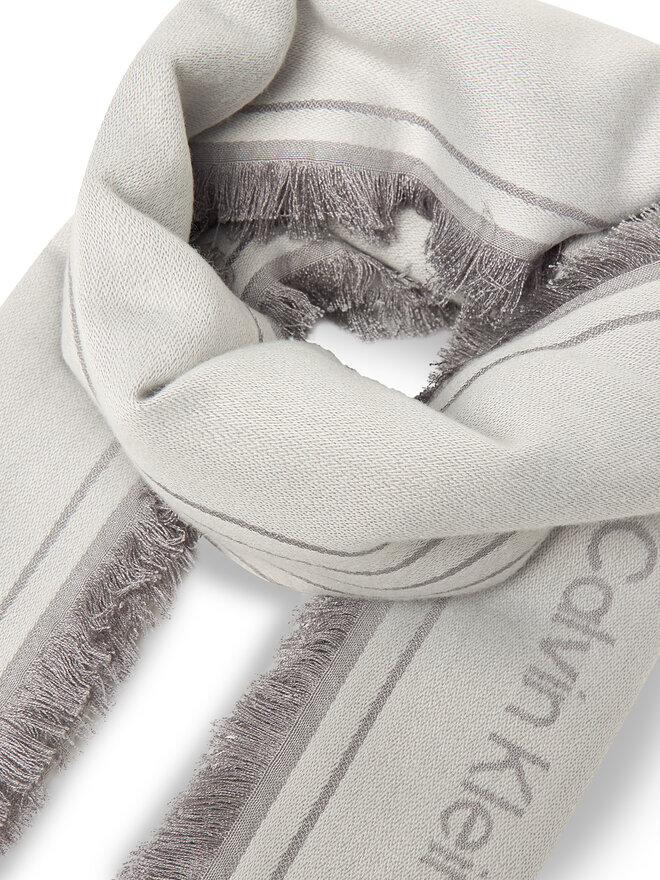 Calvin Klein Tuch Calvin Klein Emblem Graphic Lw Square Scarf LV04F8073G Grau