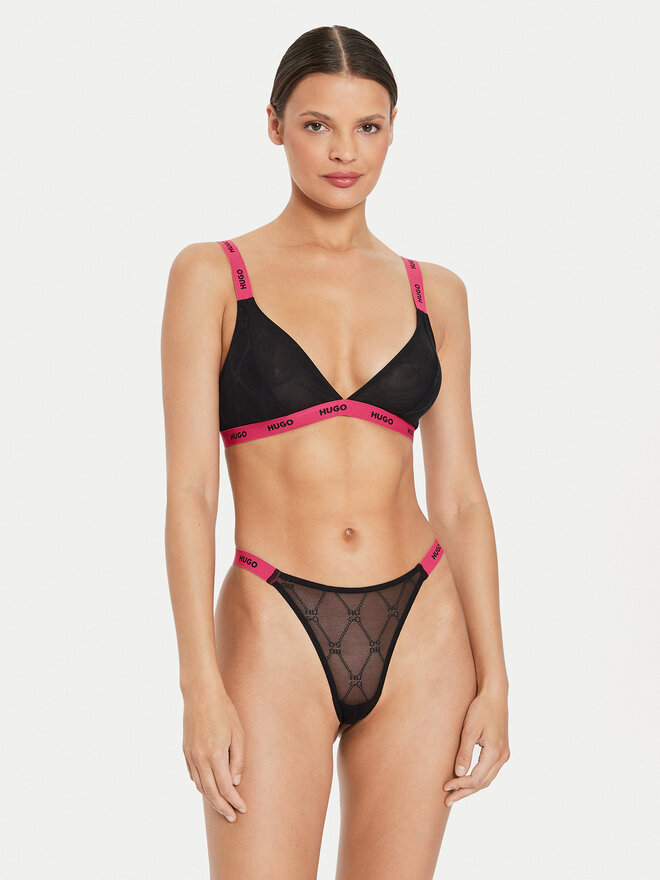 HUGO Hugo Stringtanga 50520237 Schwarz