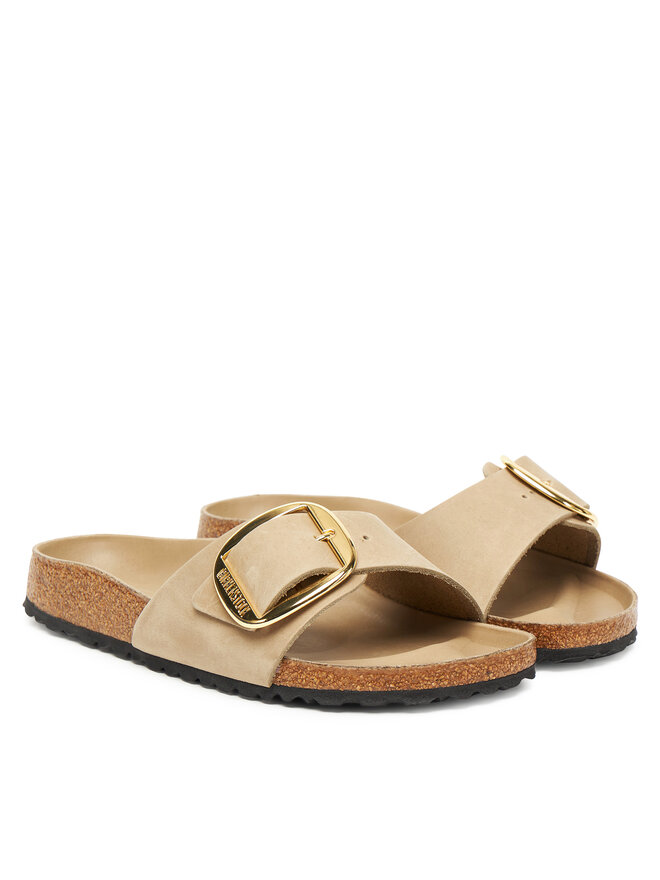Birkenstock Papucs Birkenstock Madrid Big Buckle Hex 1030467 Barna