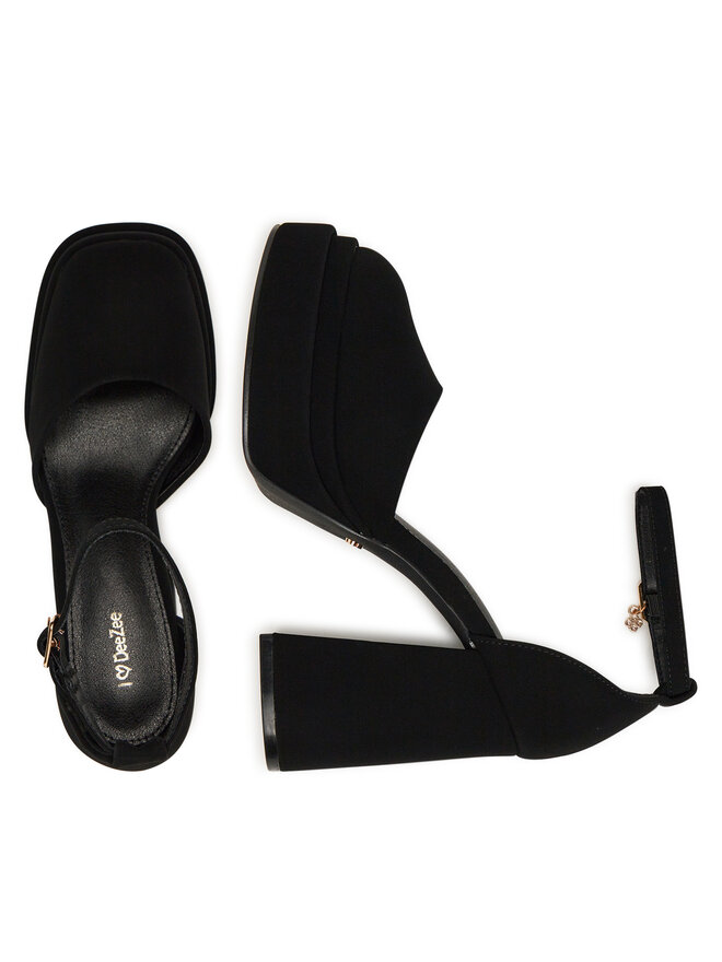 DeeZee Czółenka DeeZee LW85478-6a Czarny