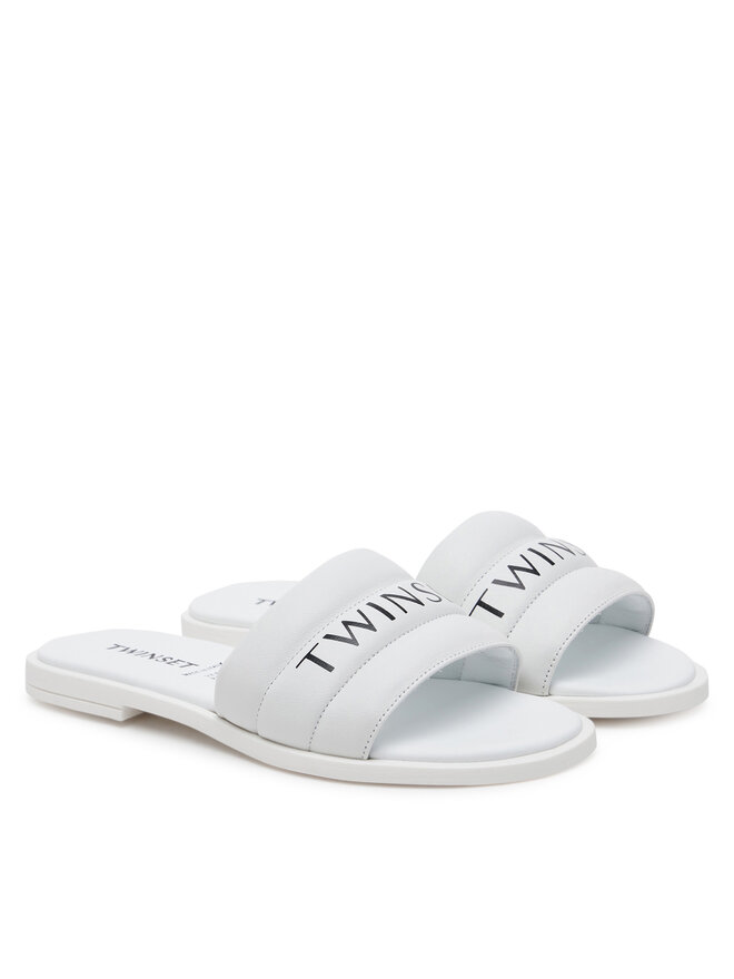 TWINSET Natikači TWINSET 251GCJ040 Bela