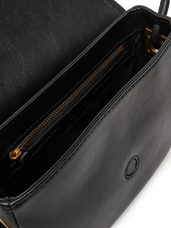PINKO Handtasche PINKO Saddle Mini AI 24-25 PLTT 103831 A1ZX Schwarz