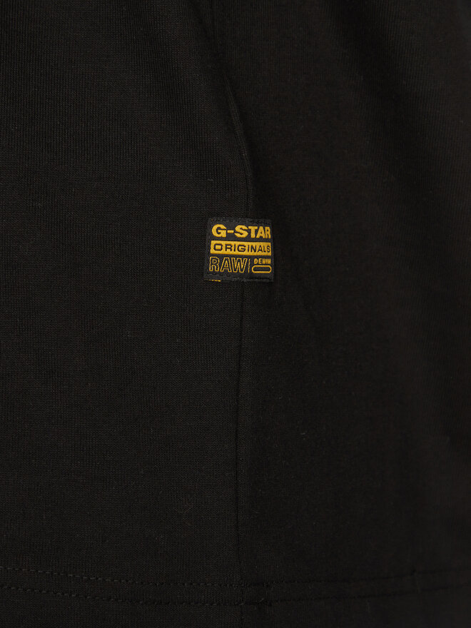 G-Star Raw G-Star Raw Marškinėliai Burger Box Rain D26478-C336 Juoda Regular Fit