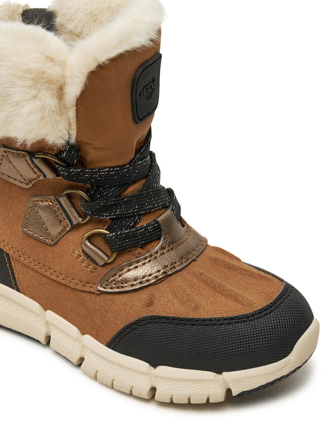 Geox Snehule Geox J Flexyper Girl B Ab J46APA 0AU50 C6175 M Hnedá