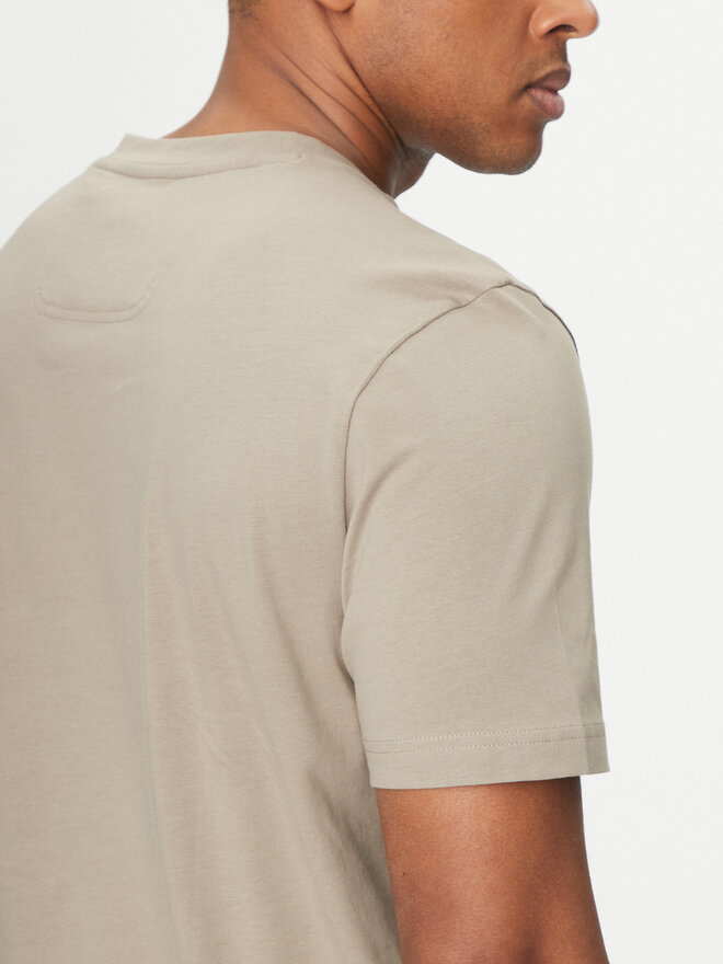 BOSS BOSS Футболка Tape Logo 50530990 Бежевий Regular Fit