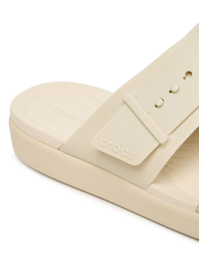 Crocs Iešļūcenes Crocs Brooklyn Buckle Low Low 211215 Écru