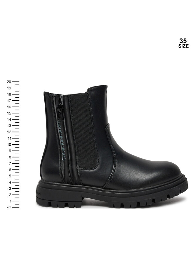 Calvin Klein Jeans Stiefeletten Calvin Klein Jeans Chelsea Boot V3A5-81019-1355 S Schwarz