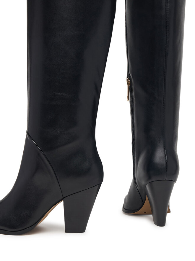 Tommy Hilfiger Stiefel Tommy Hilfiger Clean Tubular Knee Boot FW0FW09584 Schwarz