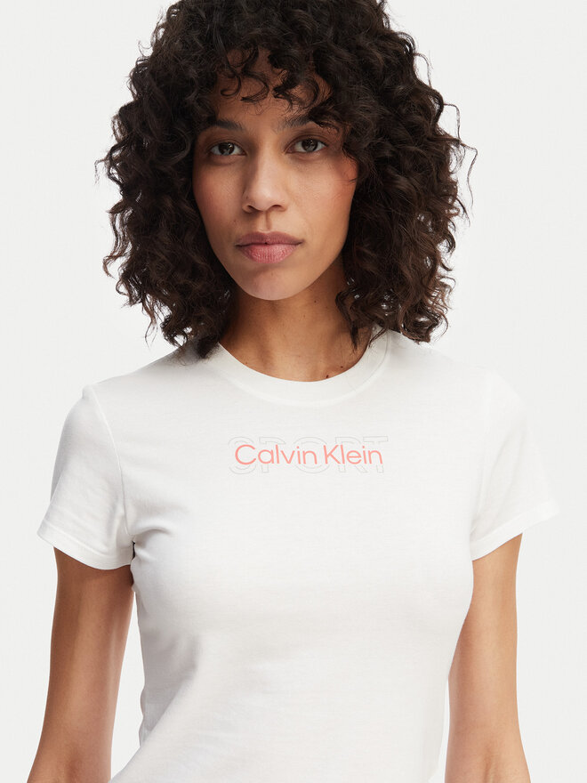Calvin Klein Calvin Klein T-Shirt LVGWS6K240 Weiß Regular Fit