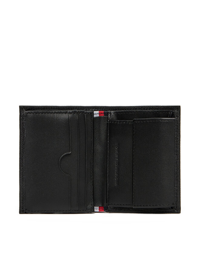 Tommy Hilfiger Велике Чоловіче Портмоне Tommy Hilfiger Th Flag Trifold AM0AM13521 Чорний