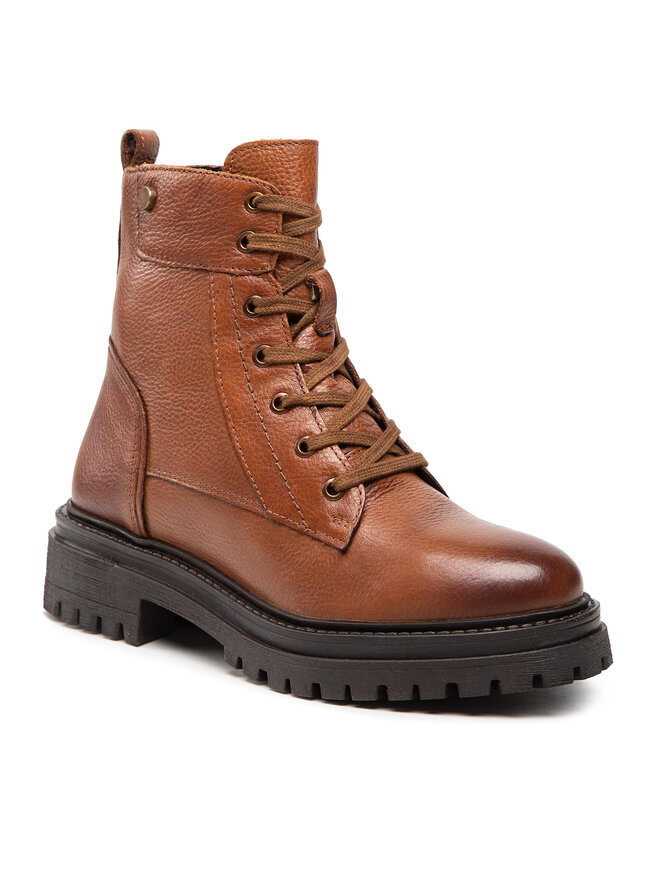 Geox Schnürstiefeletten Geox D Iridea C D16HRC 00046 C6001 Braun
