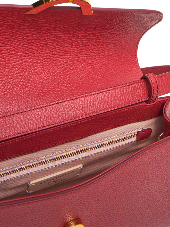Coccinelle Ročna torba Coccinelle E1 QTF 12 02 01 Bordo rdeča