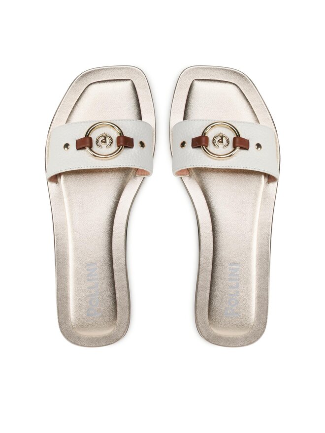 Pollini Pantoletten Pollini SA28030C1GTD212A Weiß