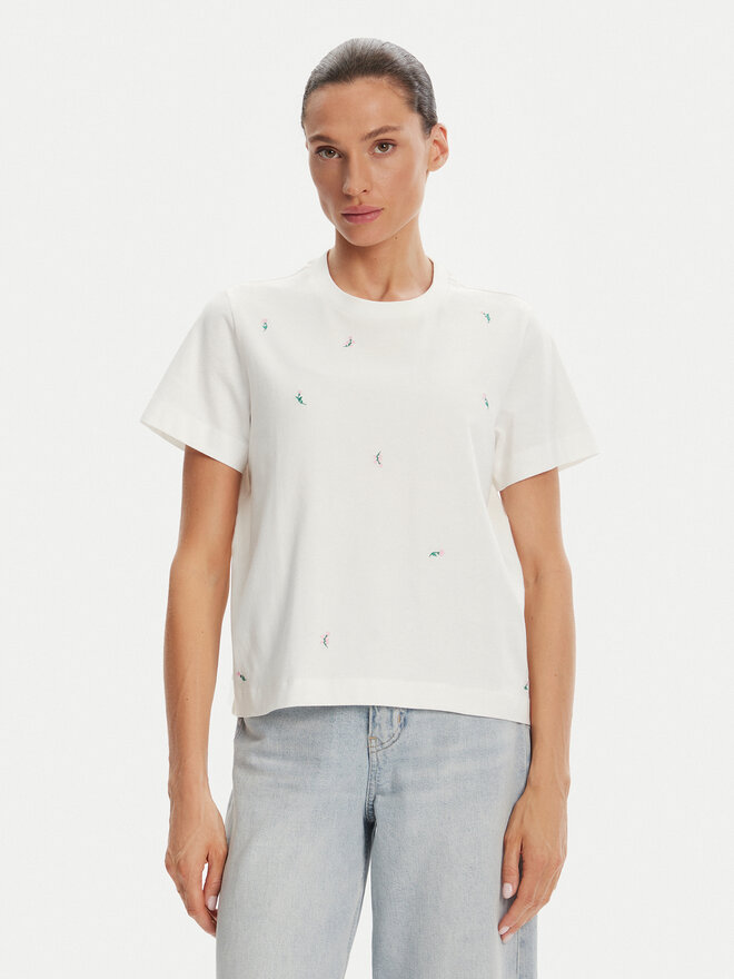 Vero Moda Vero Moda Футболка 10325318 Білий Regular Fit