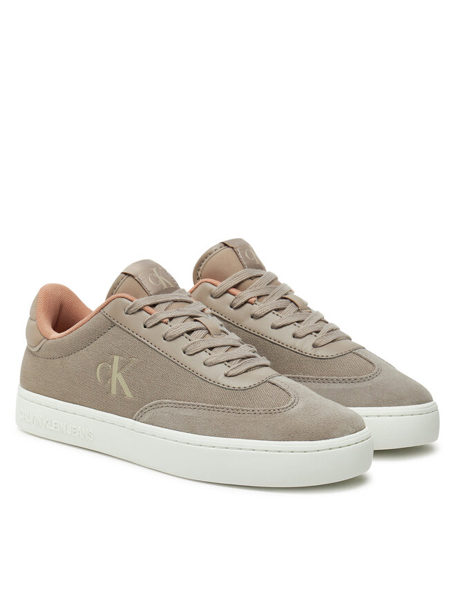 Calvin Klein Jeans Sneakers Calvin Klein Jeans Classic Cupsole Low Mix Mg Wn YW0YW01636 Beige