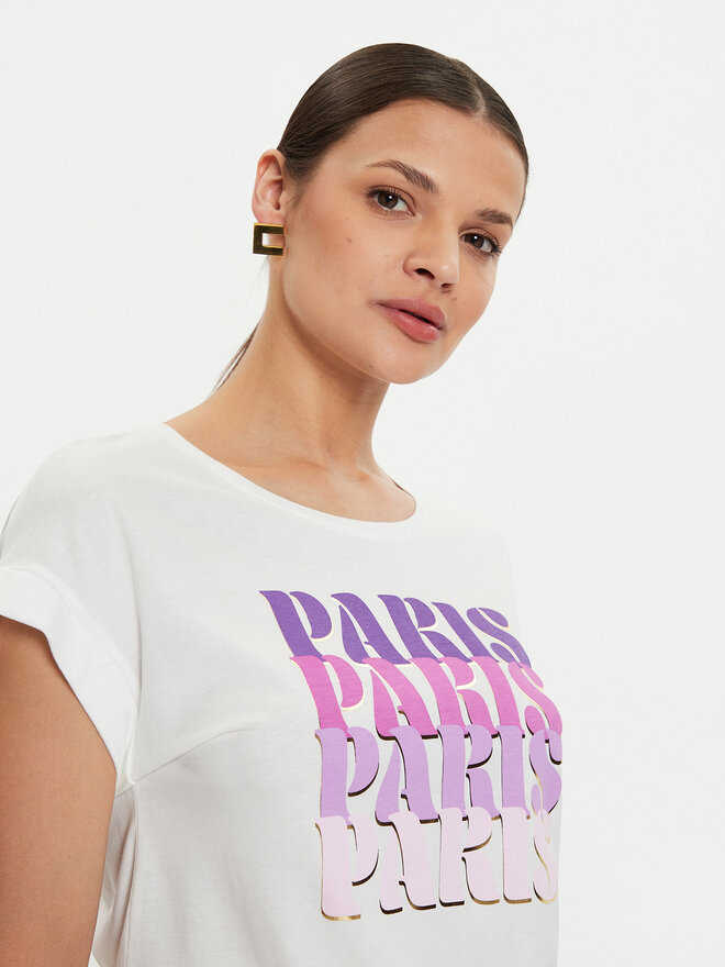 Morgan Morgan T-Shirt 241-DPARIS Λευκό Regular Fit