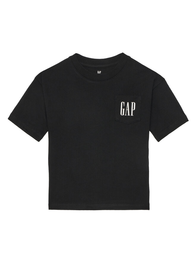 Gap Gap Marškinėliai 745250-03 Juoda Regular Fit
