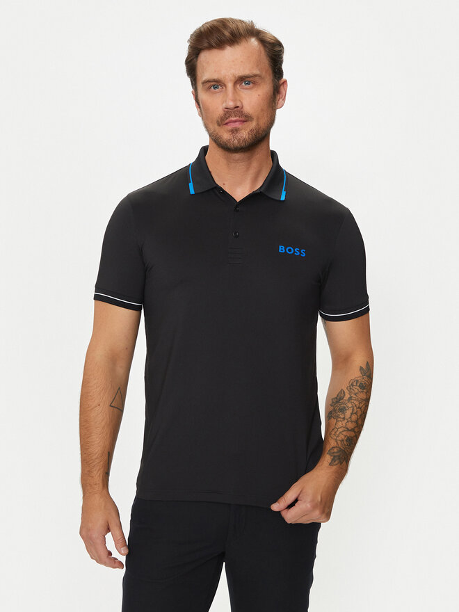 BOSS Boss Poloshirt Paul Pro 50506203 Schwarz Slim Fit