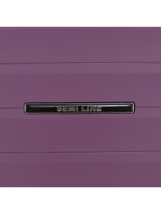 Semi Line Μεσαία Βαλίτσα Semi Line T5587-4 Ροζ